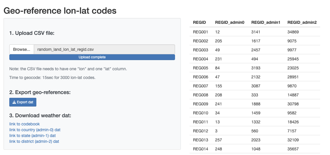 Geocode-to-Region Matching